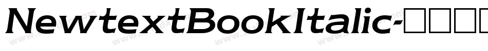 NewtextBookItalic字体转换