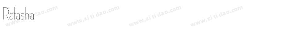 Rafasha字体转换