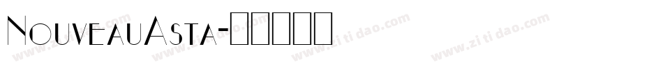 NouveauAsta字体转换