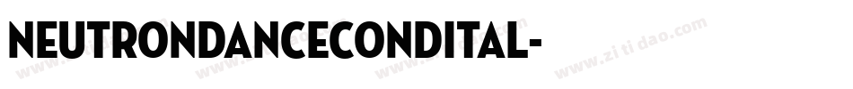 neutrondancecondital字体转换