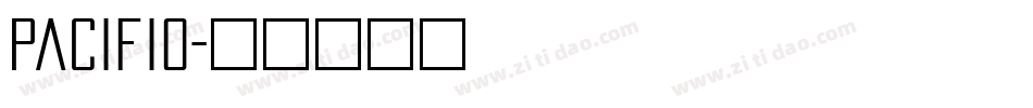 pacifio字体转换