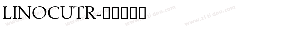 LINOCUTR字体转换