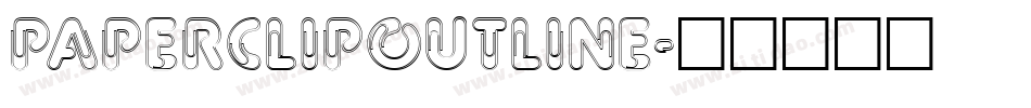 PaperClipOutline字体转换