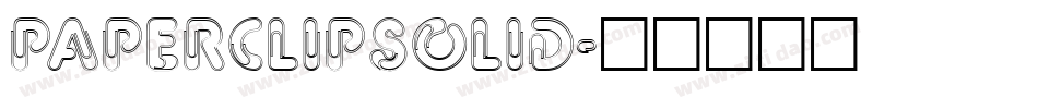 PaperClipSolid字体转换