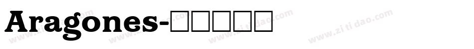 Aragones字体转换