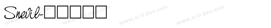 Snevil字体转换
