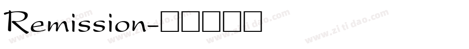 Remission字体转换