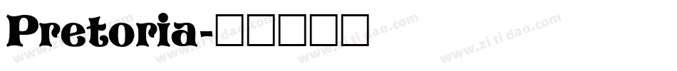 Pretoria字体转换
