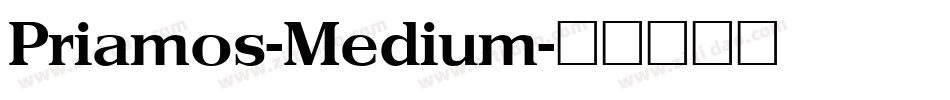 Priamos-Medium字体转换