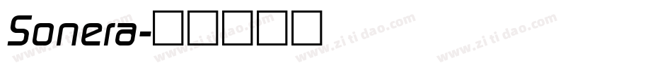 Sonera字体转换
