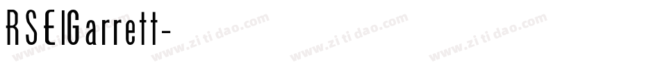 RSElGarrett字体转换
