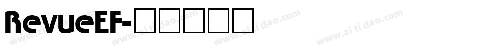 RevueEF字体转换