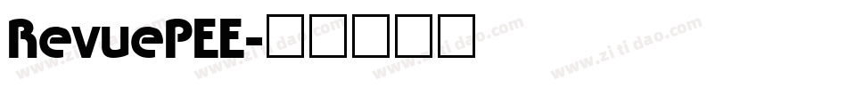 RevuePEE字体转换