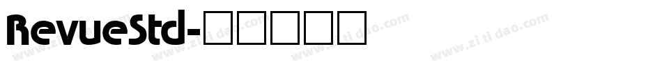 RevueStd字体转换