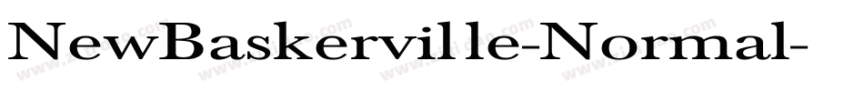 NewBaskerville-Normal字体转换