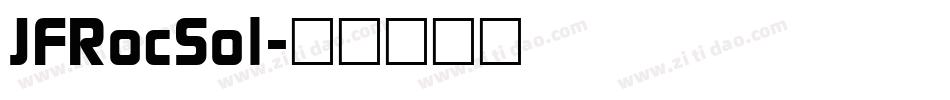 JFRocSol字体转换