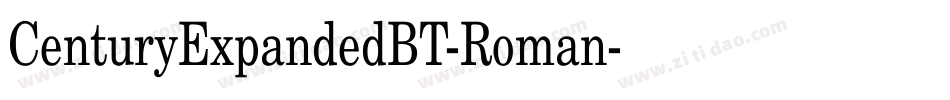 CenturyExpandedBT-Roman字体转换