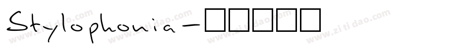 Stylophonia字体转换
