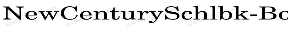 NewCenturySchlbk-Bold字体转换
