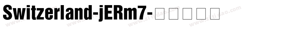 Switzerland-jERm7字体转换