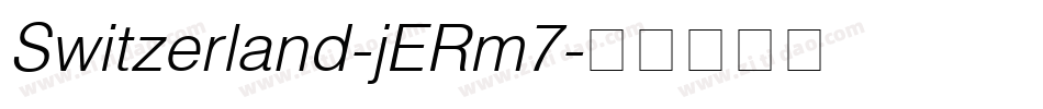 Switzerland-jERm7字体转换
