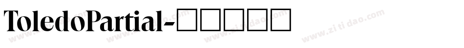 ToledoPartial字体转换