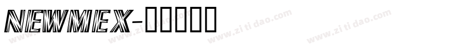 NEWMEX字体转换
