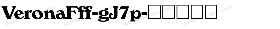 VeronaFff-gJ7p字体转换
