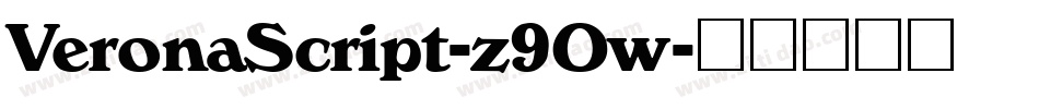 VeronaScript-z9Ow字体转换