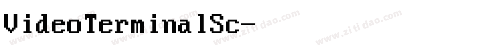 VideoTerminalSc字体转换