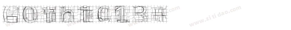 Gothic13字体转换
