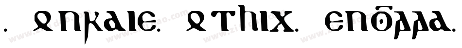 GourdieGothicDeux-aadK字体转换