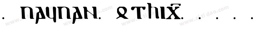 HuayuanGothic字体转换