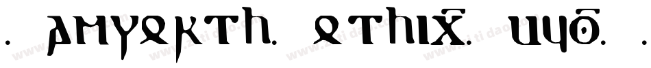 TamworthGothic-Vqyx字体转换