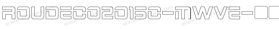 Roudeco2015c-MwVe字体转换