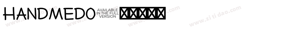 Handmedo字体转换