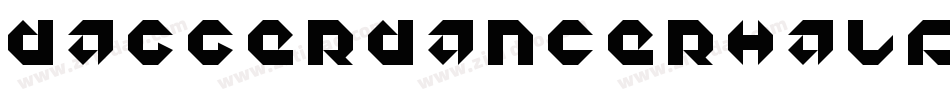 DaggerDancerHalftoneItalic-owM50字体转换