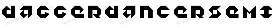 DaggerDancerSemiItalic-d9nPK字体转换