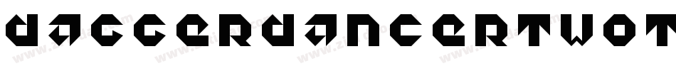 DaggerDancerTwotoneItalic-BWamx字体转换