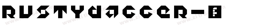 RustyDagger字体转换