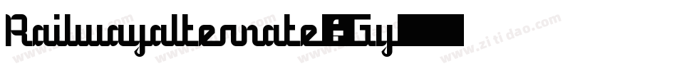 Railwayalternate-LGy4字体转换