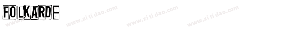 Folkard转换器字体转换