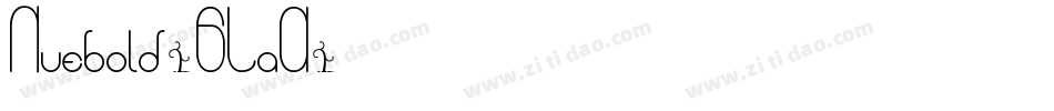 Nuebold-6LaD字体转换