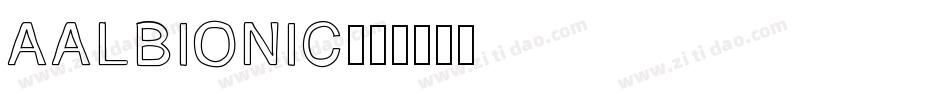 AAlbionic字体转换