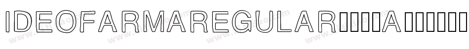 IdeofarmaRegular-725A字体转换