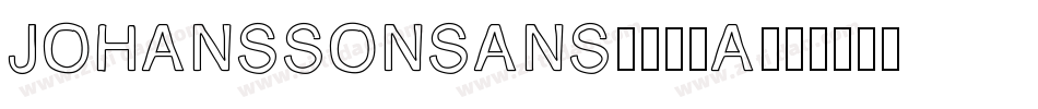 JohanssonSans-518a字体转换