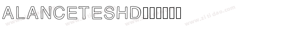 aLancetEShd字体转换