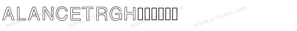 aLancetRgh字体转换