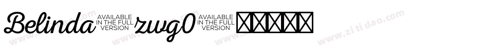 Belinda-zwg0字体转换