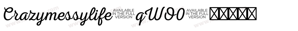 Crazymessylife-qWO0字体转换